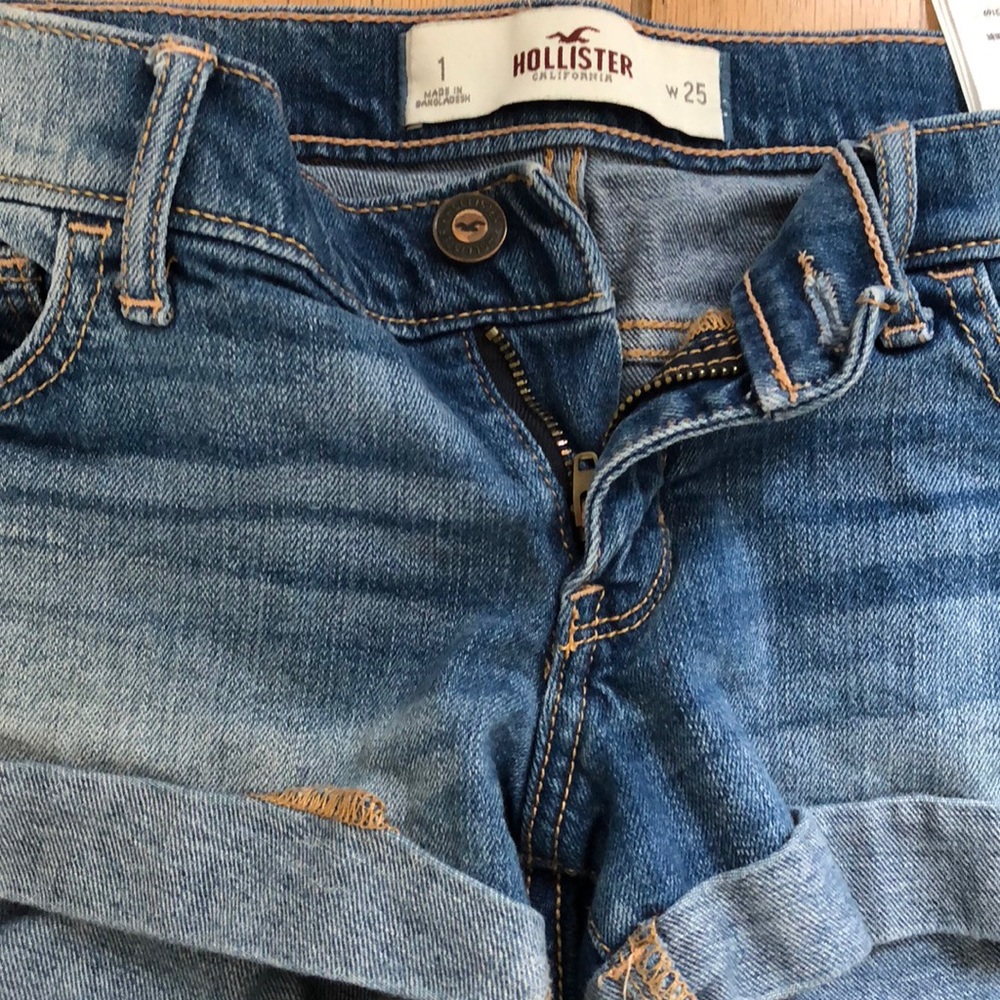 Hollister jean shorts